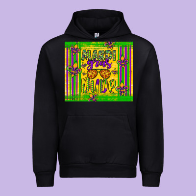 Mardi Gras Dude Urban Hoodie Designed By Artiststas