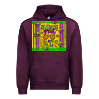 Mauve Wine mardi gras dude Urban Hoodie - Artiststas