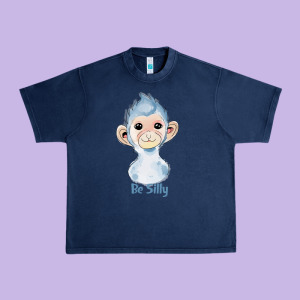 Monkey Cute Animals Urban Heavy Tee Designed By Ranaportraitstore