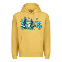 Antique Gold love winter Premium Hoodie - AdoDesignShop