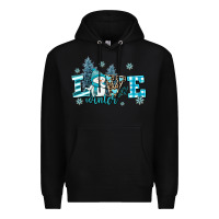 Black love winter Premium Hoodie - AdoDesignShop