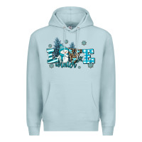 Blue Mist love winter Premium Hoodie - AdoDesignShop