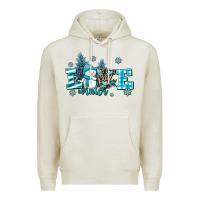Oatmeal Heather love winter Premium Hoodie - AdoDesignShop