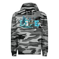 Slate Camo love winter Premium Hoodie - AdoDesignShop