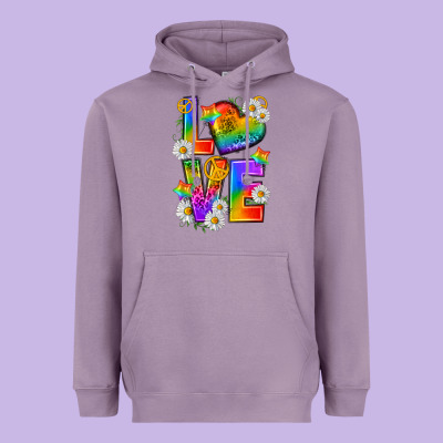 Heavyweight Hoodie pride love