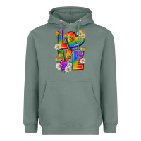 Sage pride love Heavyweight Hoodie - texasbilliewilder