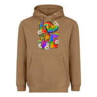 Toasted Coconut pride love Heavyweight Hoodie - texasbilliewilder