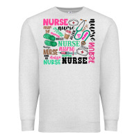Oatmeal Heather nurse Premium Sweatshirt - Zillion Design Studio