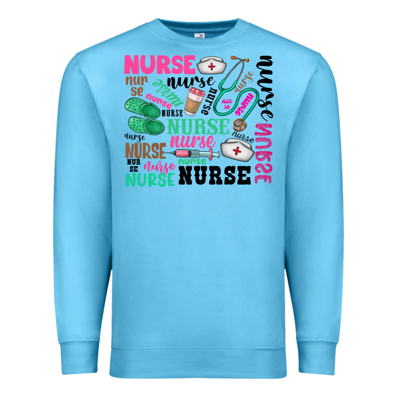 Nurse Premium Sweatshirt by Zillion Design Studio | Teevron