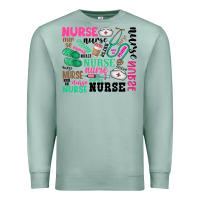 Seafoam nurse Premium Sweatshirt - Zillion Design Studio