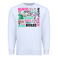 White nurse Premium Sweatshirt - Zillion Design Studio