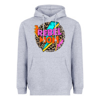 Heather Grey rebel mom Heavyweight Hoodie - Zillion Design Studio