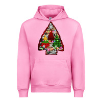 Fuchsia Pink arrowhead christmas trees Urban Hoodie - AdoDesignShop