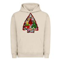 Pigment French Oak arrowhead christmas trees Urban Hoodie - AdoDesignShop