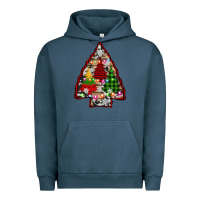 Pigment Midnight Navy arrowhead christmas trees Urban Hoodie - AdoDesignShop