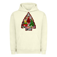 Pigment Pistachio arrowhead christmas trees Urban Hoodie - AdoDesignShop