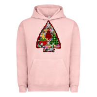 Pigment Salmon arrowhead christmas trees Urban Hoodie - AdoDesignShop