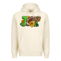 Tofu joy with football ball and sunflower ado Premium Hoodie - AdoDesignShop