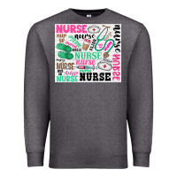 Charcoal Heather nurse Premium Sweatshirt - Zillion Design Studio