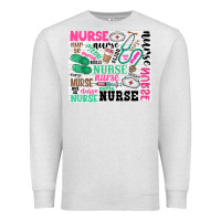 Oatmeal Heather nurse Premium Sweatshirt - Zillion Design Studio