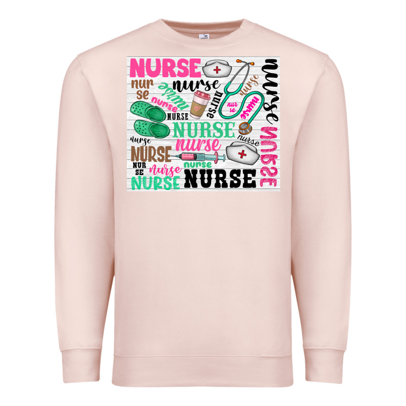 Nurse Premium Sweatshirt by Zillion Design Studio | Teevron
