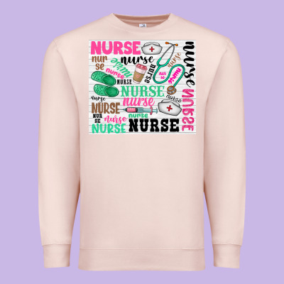 Nurse Premium Sweatshirt Designed By Zillion Design Studio