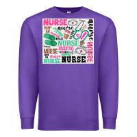 Purple nurse Premium Sweatshirt - Zillion Design Studio