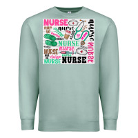 Seafoam nurse Premium Sweatshirt - Zillion Design Studio