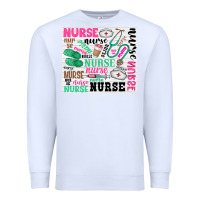 White nurse Premium Sweatshirt - Zillion Design Studio