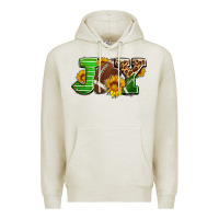 Oatmeal Heather joy with football ball and sunflower ado Premium Hoodie - AdoDesignShop