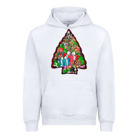 White arrowhead christmas gifts Urban Hoodie - AdoDesignShop