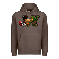 Coffee joy with baby jesus ado Premium Hoodie - AdoDesignShop