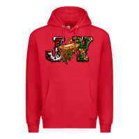 Red joy with baby jesus ado Premium Hoodie - AdoDesignShop