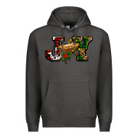 Charcoal Heather joy with baby jesus ado Premium Hoodie - AdoDesignShop