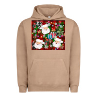 Pigment Burro santa christmas Urban Hoodie - AdoDesignShop