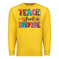 Lemon teach love inspire Premium Sweatshirt - Zillion Design Studio