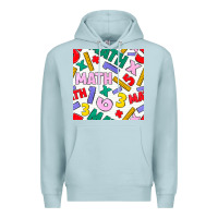 Blue Mist math seamless pattern Premium Hoodie - BundleAndBundleShop