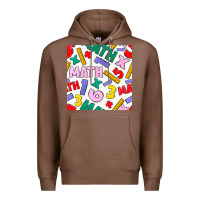 Chestnut math seamless pattern Premium Hoodie - BundleAndBundleShop