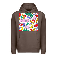 Coffee math seamless pattern Premium Hoodie - BundleAndBundleShop