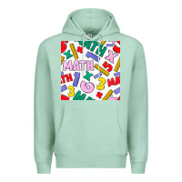 Seafoam math seamless pattern Premium Hoodie - BundleAndBundleShop