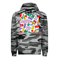 Slate Camo math seamless pattern Premium Hoodie - BundleAndBundleShop