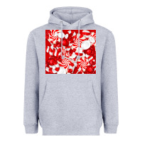 Heather Grey christmas candies Heavyweight Hoodie - RanaPortraitStore