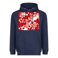 Navy christmas candies Heavyweight Hoodie - RanaPortraitStore