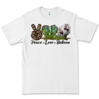 White Leopard Peace Love Baboon Premium Tee - LillyAllenDesigns