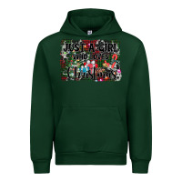 Forest Green just a girl who loves christmas Urban Hoodie - AdoDesignShop