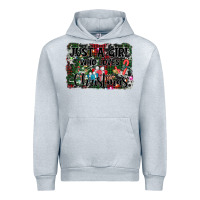 Heather Grey just a girl who loves christmas Urban Hoodie - AdoDesignShop