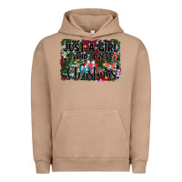 Pigment Burro just a girl who loves christmas Urban Hoodie - AdoDesignShop