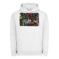 Pigment Lunar Rock just a girl who loves christmas Urban Hoodie - AdoDesignShop