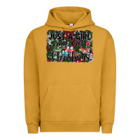 Pigment Peanut Butter just a girl who loves christmas Urban Hoodie - AdoDesignShop