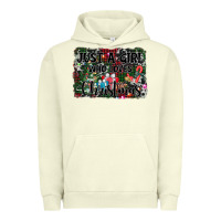 Pigment Pistachio just a girl who loves christmas Urban Hoodie - AdoDesignShop